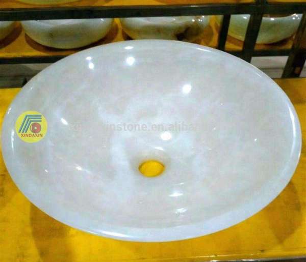 Chinese Natural stone marble basin wholesale garden bathroom cheap price and tiles onyx polished hot selling